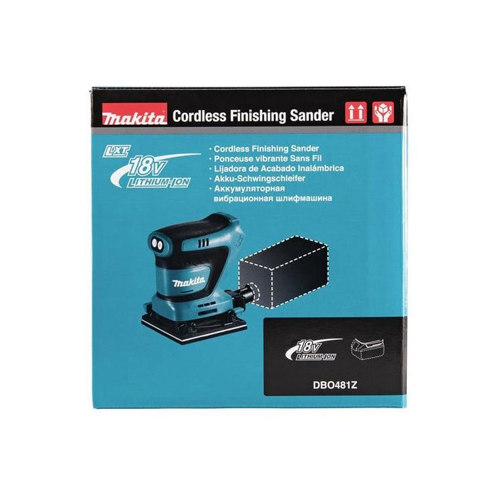 Makita DBO481 LXT Finishing Sander 18V Bare Unit Makita - Town Tools