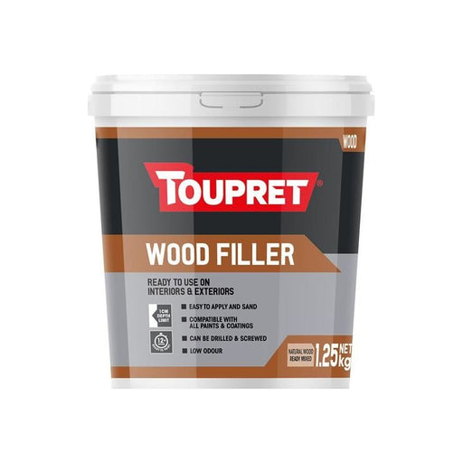 Toupret Wood Filler Natural Wood 1.25kg Toupret - Town Tools