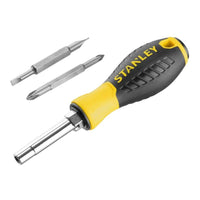 Stanley® Hand Tools 6-Way Screwdriver Carded
