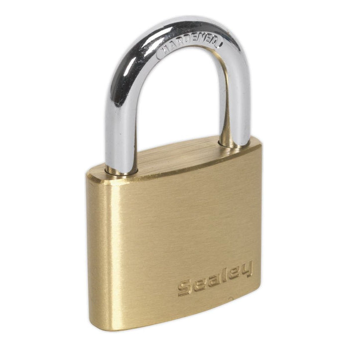 Sealey Brass Body Padlock 40mm PL101 Sealey - Town Tools 