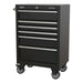 Sealey Rollcab 6 Drawer 675mm Heavy-Duty Black PTB67506 Sealey - Town Tools 