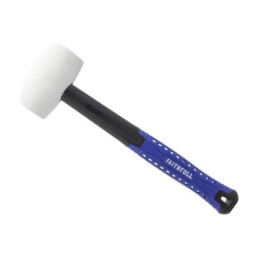 Faithfull White Fibreglass Mallet 16oz Faithfull - Town Tools