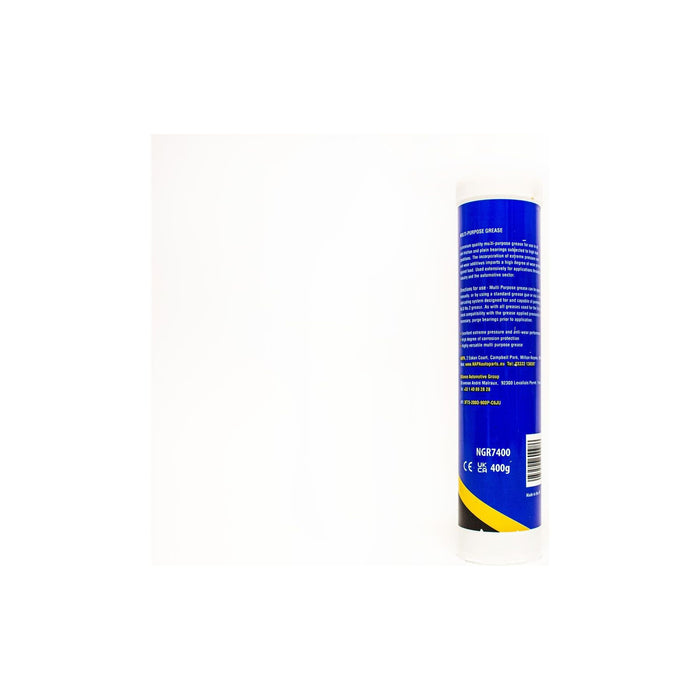 2x NAPA Multi Purpose Cartridge Grease 400g Cartridge Tube LM2