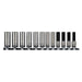 Sealey Premier Black Premier Black Deep Lock-On Socket Set 3/8"Sq Drive 12pc Sealey Premier Black - Town Tools 