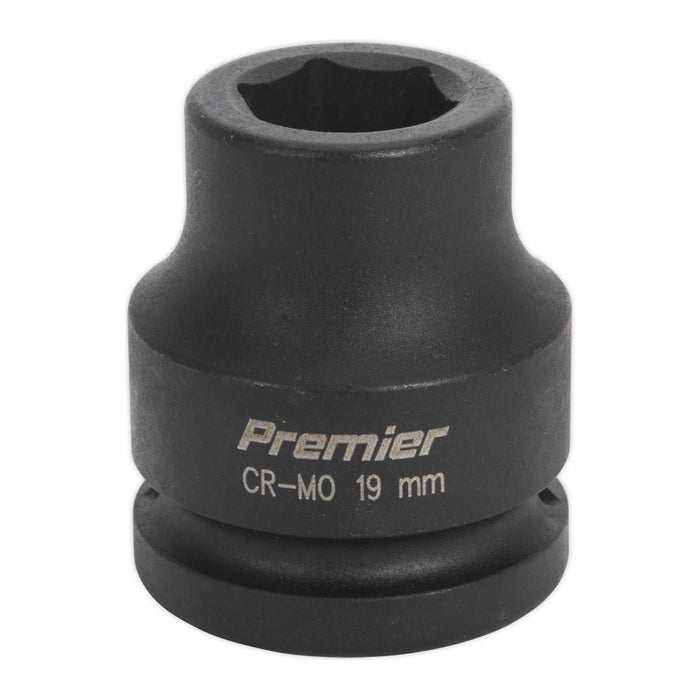 Sealey Impact Socket 19mm 3/4"Sq Drive IS3419 Sealey - Town Tools 