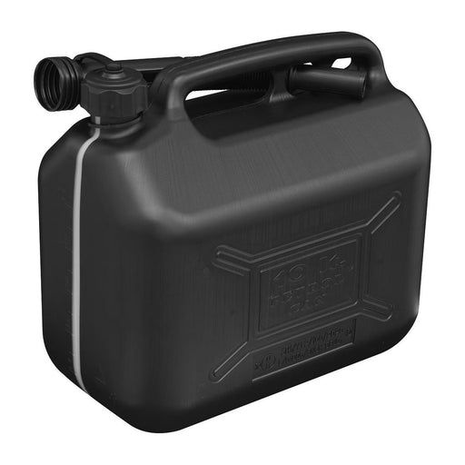 Sealey Fuel Can 10L Black JC10PB Sealey - Town Tools 