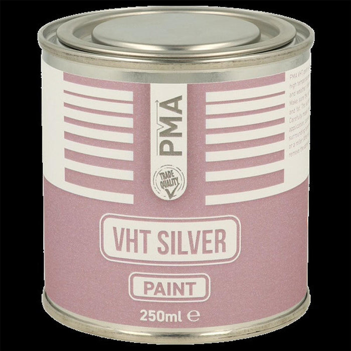 PMA Very High Temperature Paint Silver Brushcan 250ml PMA - Town Tools