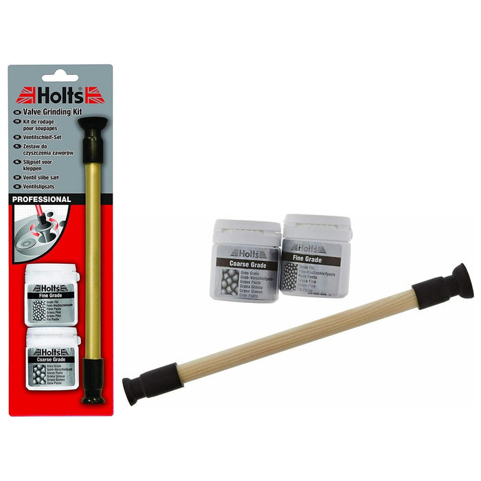 Holts Valve Grinding 3 Piece Kit Coarse & Fine Grade Paste Lapping Stick Grinder Holts - Town Tools 