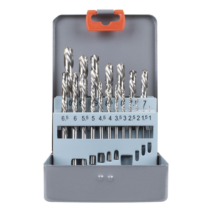 Sealey Left-Hand Spiral Drill Bit Set 19pc AK8190 Sealey - Town Tools 
