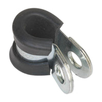 Sealey P-Clip Rubber Lined8mm Pack of 25 PCJ8