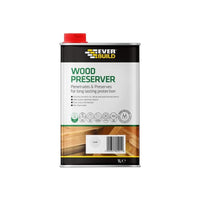 Everbuild Sika Wood Preserver Clear 1 litre