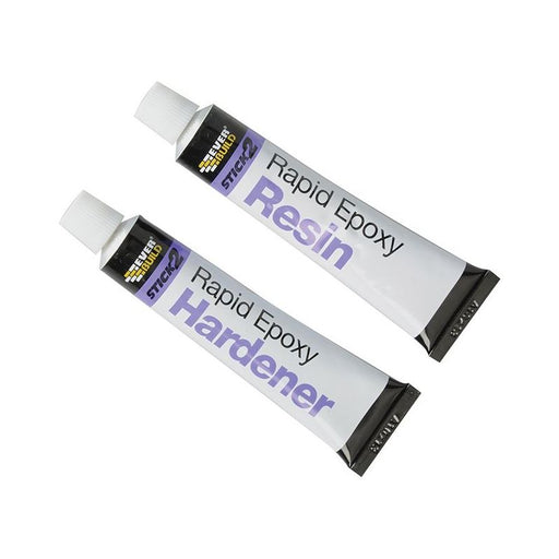 Everbuild Sika STICK2® Rapid Epoxy 2 x 12ml Tubes Everbuild Sika - Town Tools