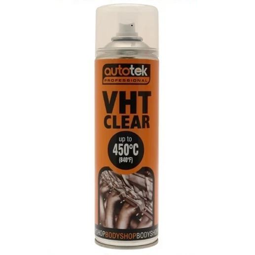Autotek VHT Paint Clear 500ml Aerosol Spray On Paint