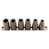 Laser Torx Plus Socket Set 1/2"D 6pc 5150