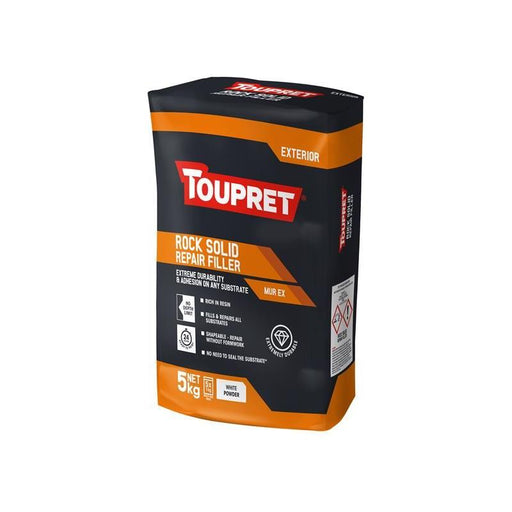 Toupret Exterior Rock Solid Repair Filler 5kg Toupret - Town Tools