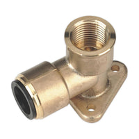 Sealey Wingback Elbow 22mm x 3/4"BSP Brass (John Guest Speedfitï PM22WB)