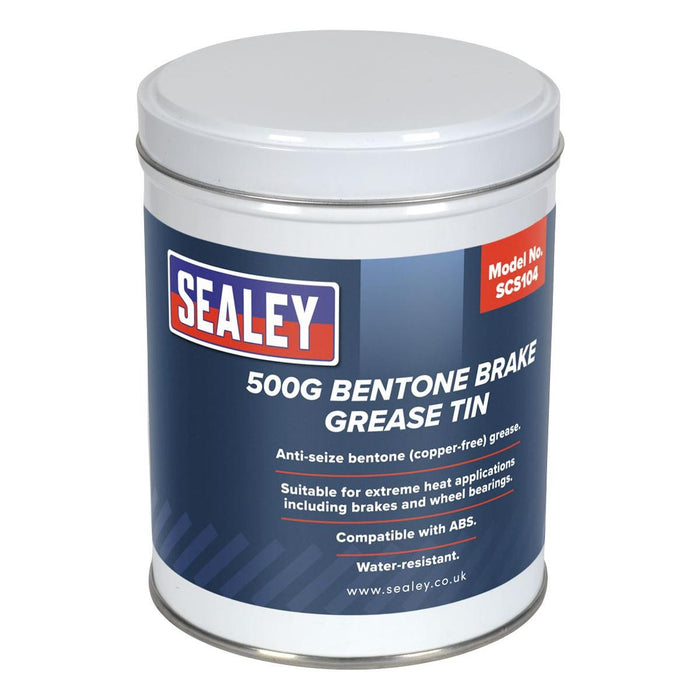Sealey Bentone Grease for Brakes 500g Tin SCS104