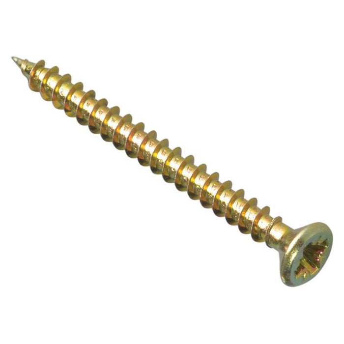 Forgefix Multi-Purpose Pozi Compatible Screw CSK ST ZYP 3.5 x 40mm Box 200 ForgeFix - Town Tools