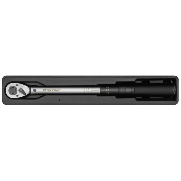 Sealey Premier Premier Micrometer Style Torque Wrench 1/2"Sq Drive 40-210Nm Sealey Premier - Town Tools 