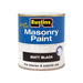 Rustins Quick Dry Masonry Paint Matt Black 250ml Rustins - Town Tools
