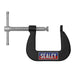 Sealey Junior C-Clamp Set 38mm x 38mm 8pc GCC03 Sealey - Town Tools 