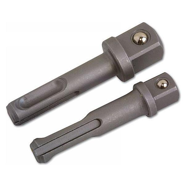 Laser SDS Shank Socket Adaptors 3/8"D, 1/2"D 2pc 3330 Laser - Town Tools 