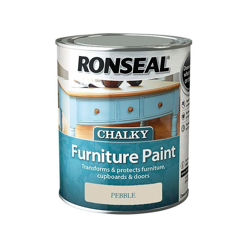 Ronseal Chalky Furniture Paint Pebble 750ml Ronseal - Town Tools