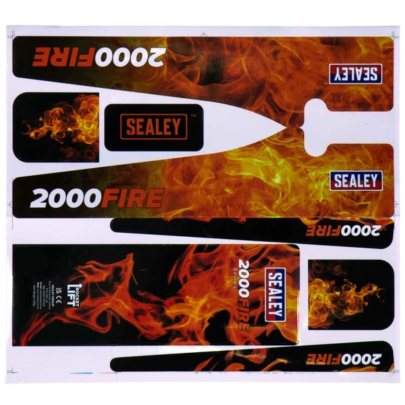 Sealey Custom Graphic Set (Fire)