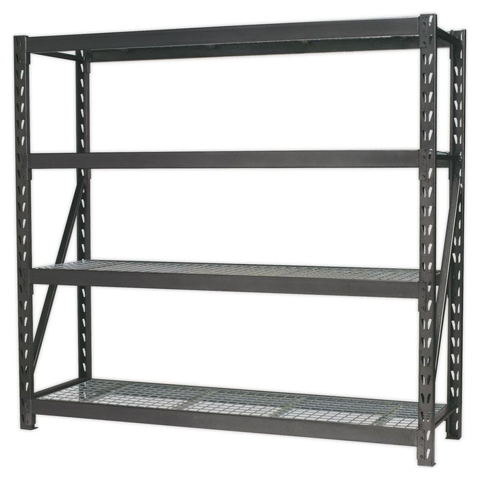 Sealey Heavy-Duty Racking Unit with 4 Mesh Shelves 640kg Capacity Per Level 1956 Sealey - Town Tools 