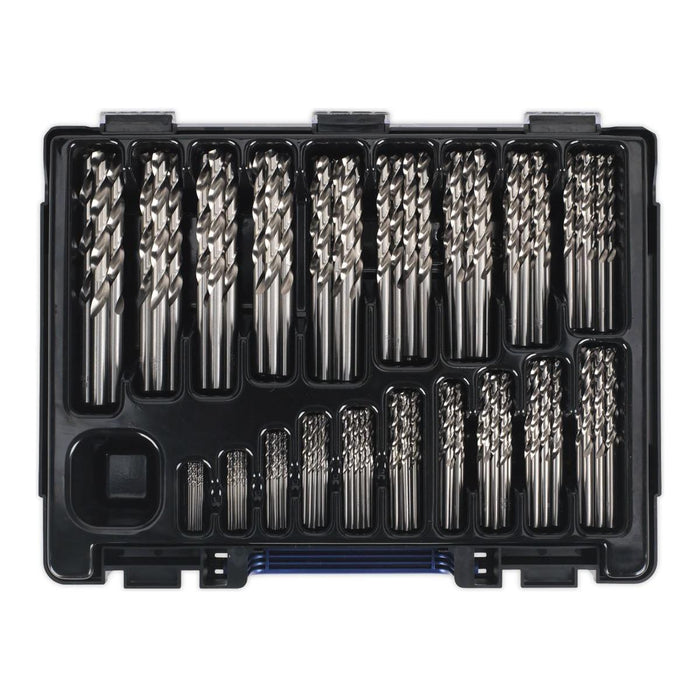 Sealey HSS Fully Ground Drill Bit Assortment 170pc1-10mm DBS170FG