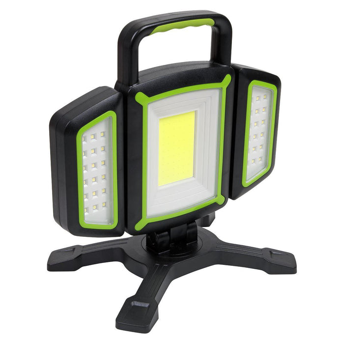 Sealey Rechargeable Flexible Floodlight 18W COB & 9W SMD LED LED18WFL Sealey - Town Tools 