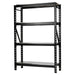 Bunker 18 Piece Modular 4 Tier Racking with Stainless Steel Shelving, 1500mm Draper - Town Tools