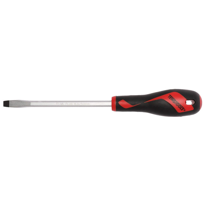 Teng Tools Flat Screwdriver 1.2 x 8.0 x 150mm XL Hex Shaft Teng Tools - Town Tools 