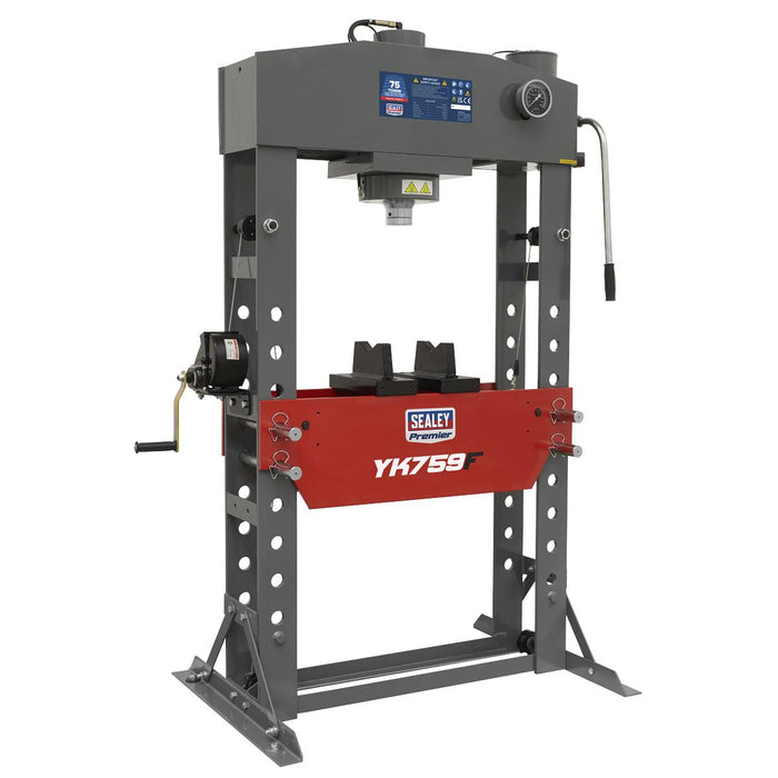 Sealey Premier Premier Hydraulic Floor Type Press 75 Tonne YK759F Sealey Premier - Town Tools 