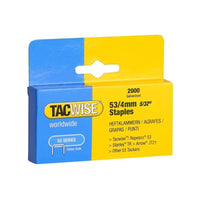 Tacwise 53 Light-Duty Staples 4mm (Type JT21  A)  (Pack 2000)