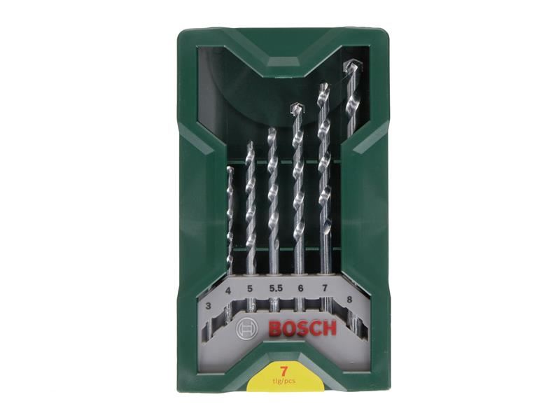 Bosch Powertool Accessories Mini-X-Line Masonry Drill Bit Set, 7 Piece Bosch Powertool Accessories - Town Tools