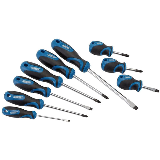 Draper Soft Grip Screwdriver Set (9 Piece) 32608 Draper - Town Tools 