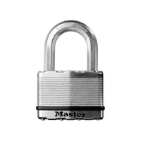 Master Lock Excell™ Laminated Steel 50mm Padlock 4-Pin - 25mm Shackle