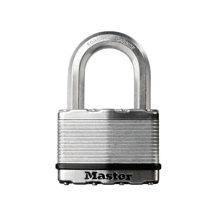 Master Lock Excell™ Laminated Steel 50mm Padlock 4-Pin - 25mm Shackle Master Lock - Town Tools