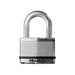 Master Lock Excell™ Laminated Steel 50mm Padlock 4-Pin - 25mm Shackle Master Lock - Town Tools