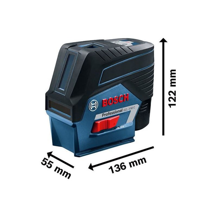 Bosch GCL 2-50 C Professional Combi Laser + Mount Bosch - Town Tools