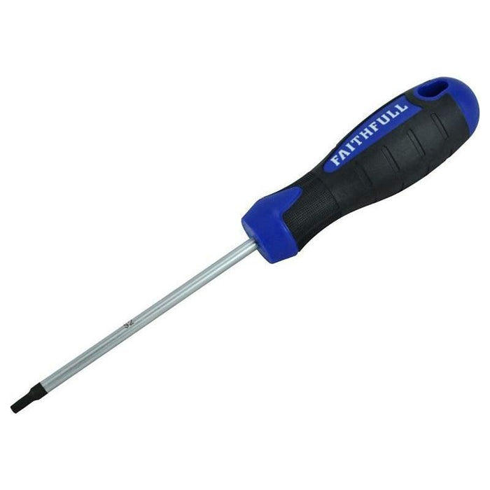Faithfull Screwdriver Star (TORX) Tip TX25 x 100mm Faithfull - Town Tools