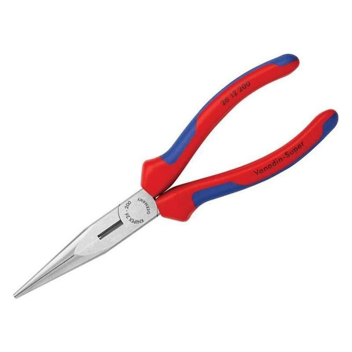 Knipex Snipe Nose Side Cutting Pliers (Stork Beak) Multi-Component Grip 200mm (8in) Knipex - Town Tools