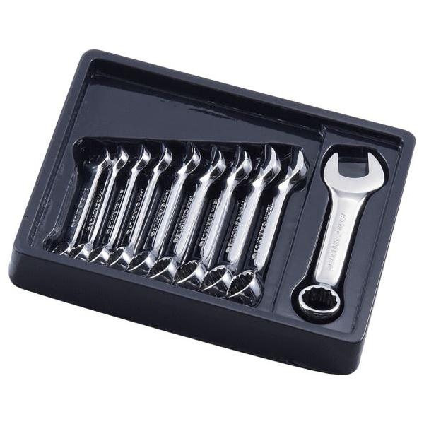 Carlyle Hand Tools Carlyle Metric 12 Point Stubby Combination Wrench Set (10 Pieces) Caryle Tools - Town Tools 