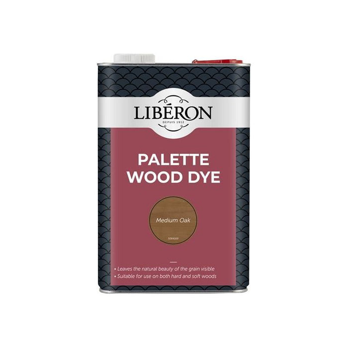 Liberon Palette Wood Dye Medium Oak 5 litre Liberon - Town Tools