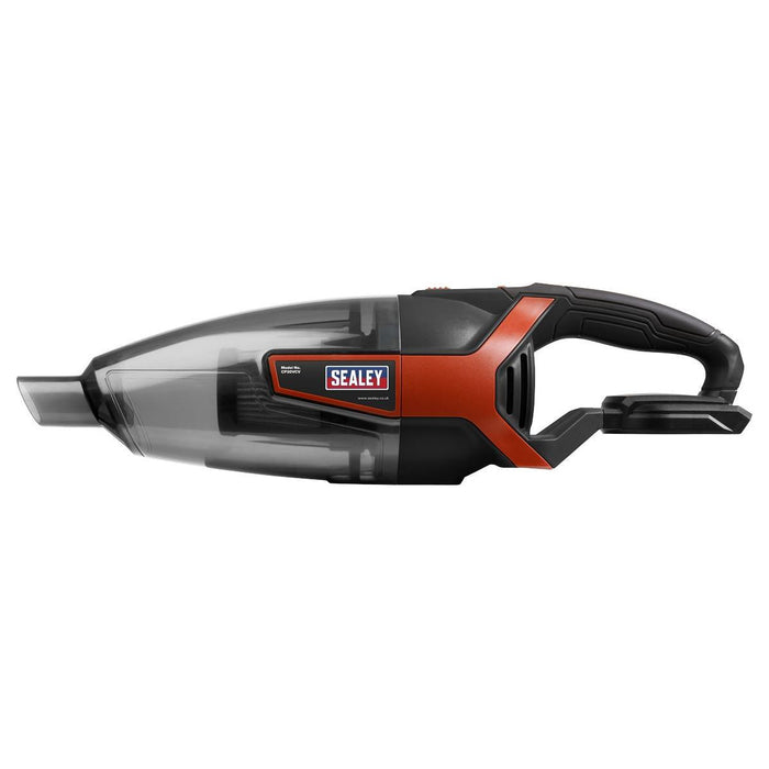 Sealey Cordless Handheld Vacuum Cleaner 650ml 20V SV20 Series Body Only Sealey - Town Tools 