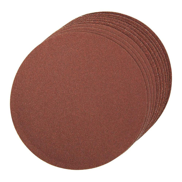 Silverline Self-Adhesive Sanding Discs 150mm 10pce 2 x 60, 4 x 80, 4 x 120G
