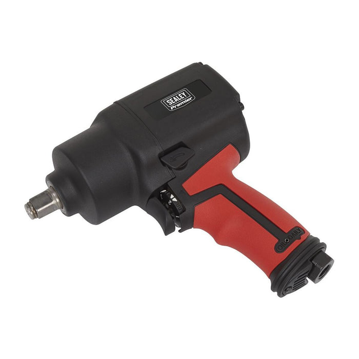 Sealey Air Impact Wrench 1/2"Sq Drive Twin Hammer SA6002 Sealey - Town Tools 