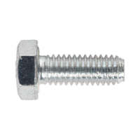 Sealey HT Setscrew M6 x 16mm 8.8 Zinc Pack of 50 SS616