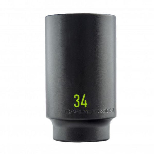 Carlyle Tools 1/2 Drive 34mm 6 Point Deep Impact Socket - image 1